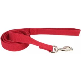 Coastal Pet  Dog Lead Cranberry Red - 6 feet x 5/8"W