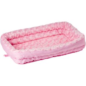 MidWest Double Bolster Pet Bed Pink - Small - 1 count