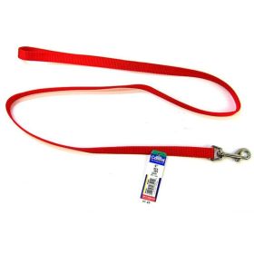 Coastal Pet Nylon Lead - Red - 4' Long x 5/8" Wide