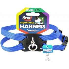 Coastal Pet  Nylon Adjustable Harness - Blue - Small (Girth Size 18"-24")