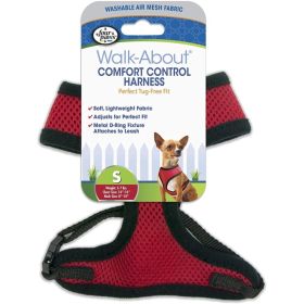 Four Paws Comfort Control Harness - Red - Small - For Dogs