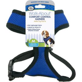 Four Paws Comfort Control Harness - Blue - Medium