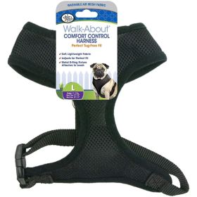 Four Paws Comfort Control Harness - Black - Large