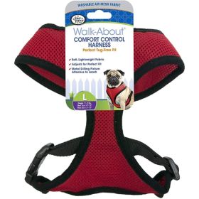 Four Paws Comfort Control Harness - Red - Large - For Dogs