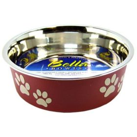 Loving Pets Stainless Steel with Rubber Base  - 5.5" Diameter