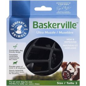 Baskerville Ultra Muzzle for Dogs - Size 3