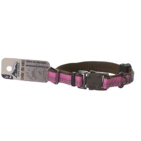 K9 Explorer Reflective Adjustable Dog Collar - Rosebud - 8"-12" Long