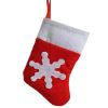 2PC Mini Christmas Stockings Xmas Party Table Knife Spoon Fork Bag Christmas Sock Decoration Tableware Bags Hanging Ornament