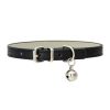 PU Leather Leash Pet Dog Collar Pet Supplies DIY Japanese Bell Cat Collar Bell