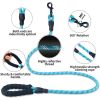 Pet Leash Reflective Strong Dog Leash 1.5M Long with Comfortable Padded Handle Heavy Duty Training Durable Nylon Rope Leashes