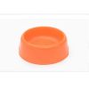 1Pc High Quality Solid Color Pet Bowls Candy-Colored Lightweight Plastic Single Bowl Small Dog Cat Pet Bowl Pet Feeding Supplies